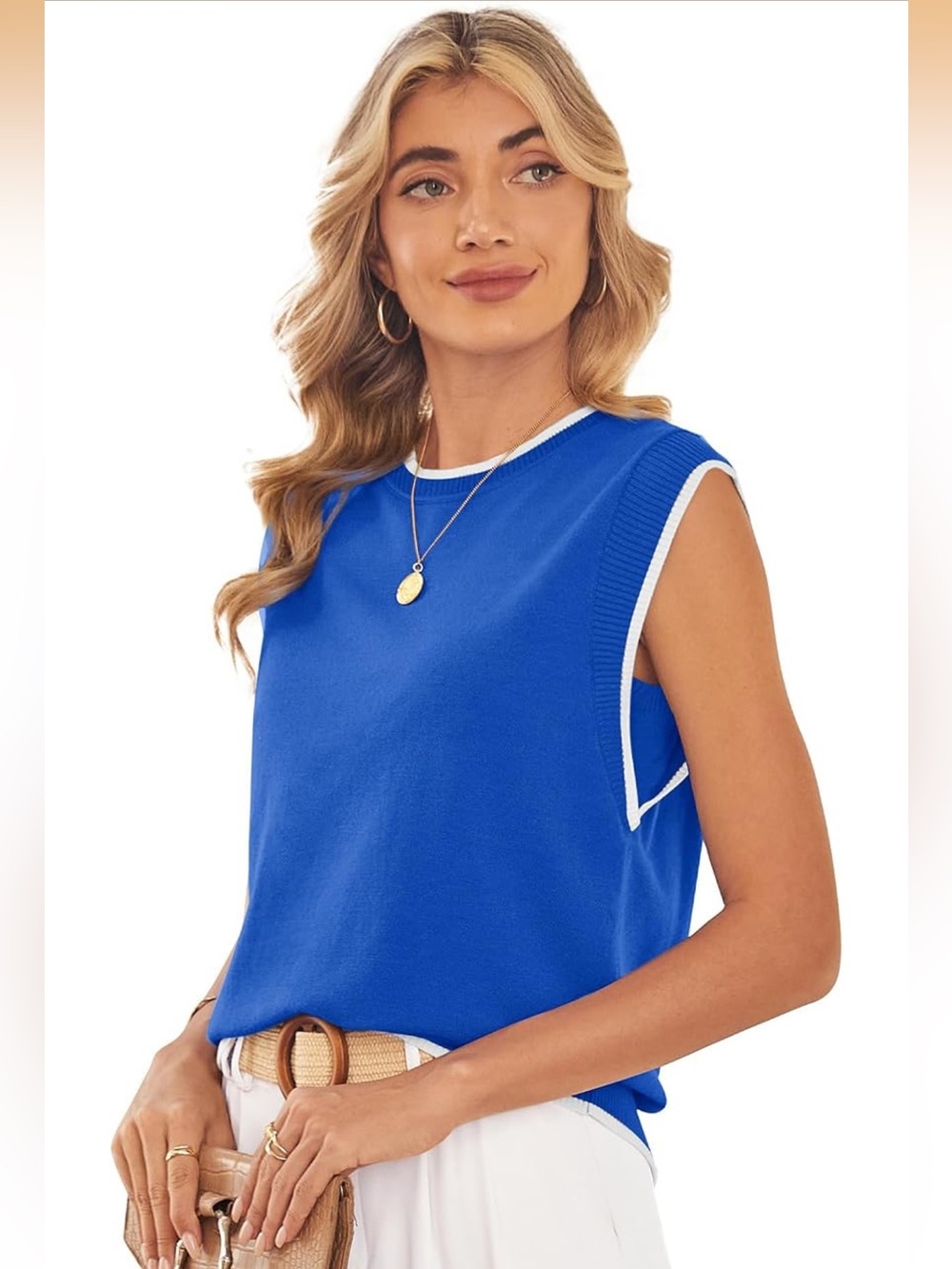 NWT Sleeveless Knit Top